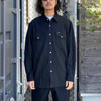 Lee | DENIM WESTERN SHIRT #BLACK [24SS-WMS-LE01]