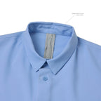 「GNV-Z」 SOFTBOX Zip-Split Wide Shirt #BLUE [GOOPI-25SS-JUN-02]
