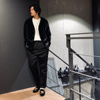 毛皮開襟衫#黑色 [SC2320-CT01]