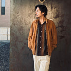 BARACUTA | G9 SUEDE LEATHER HARRINGTON JACKET #BEIGE [25FW-WMO-BC01]