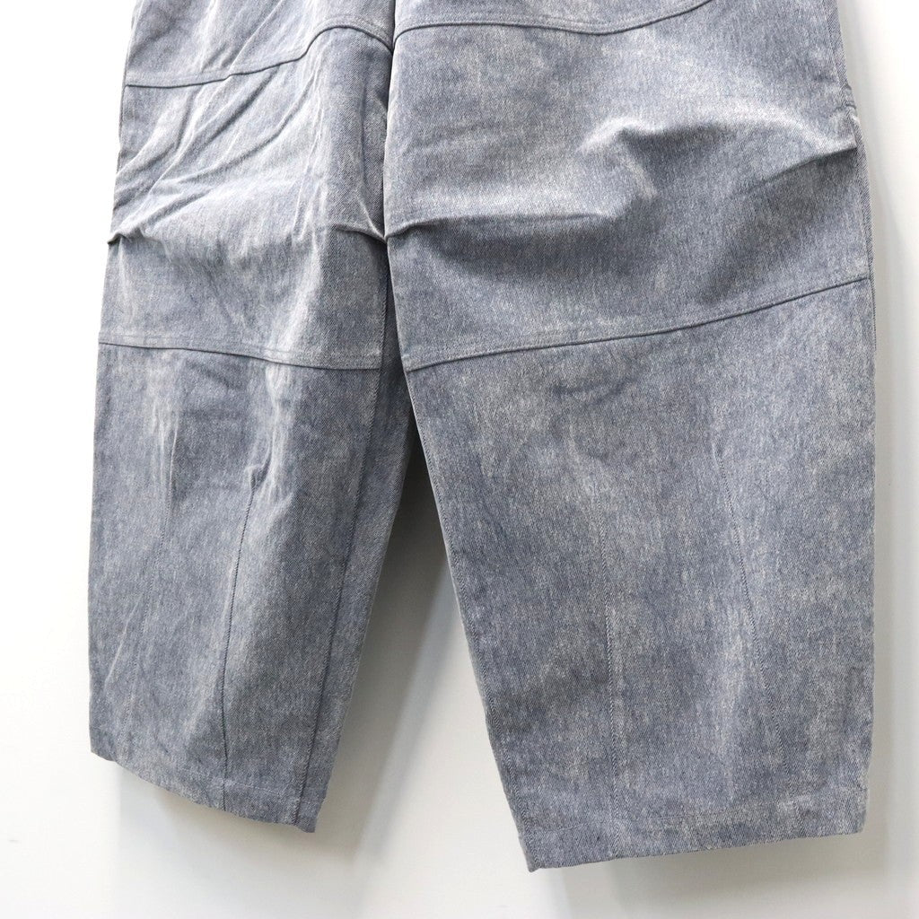 FLOCKY DENIM BALLOON PANTS #Blue [FW26-B10]