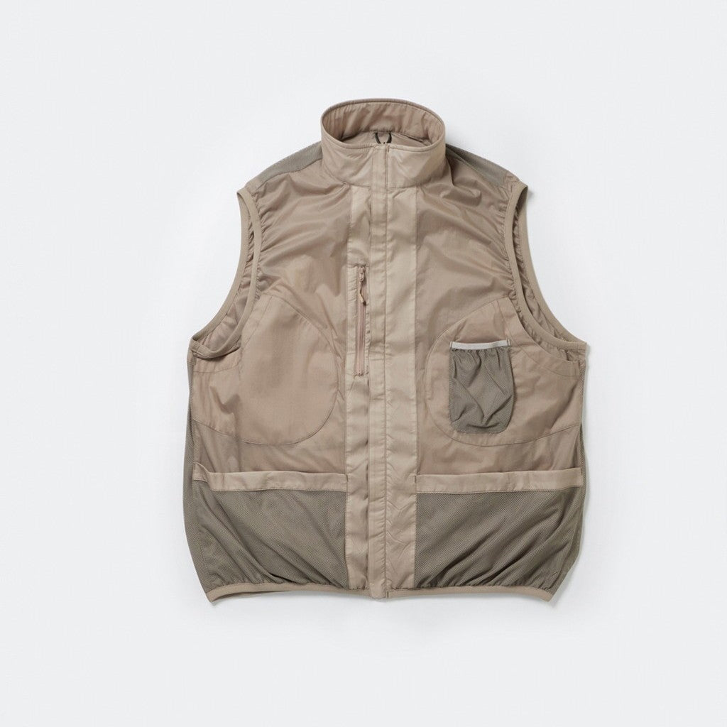 TECH REVERSIBLE WIND SHIELD VEST #BEIGE [BJ-23024]