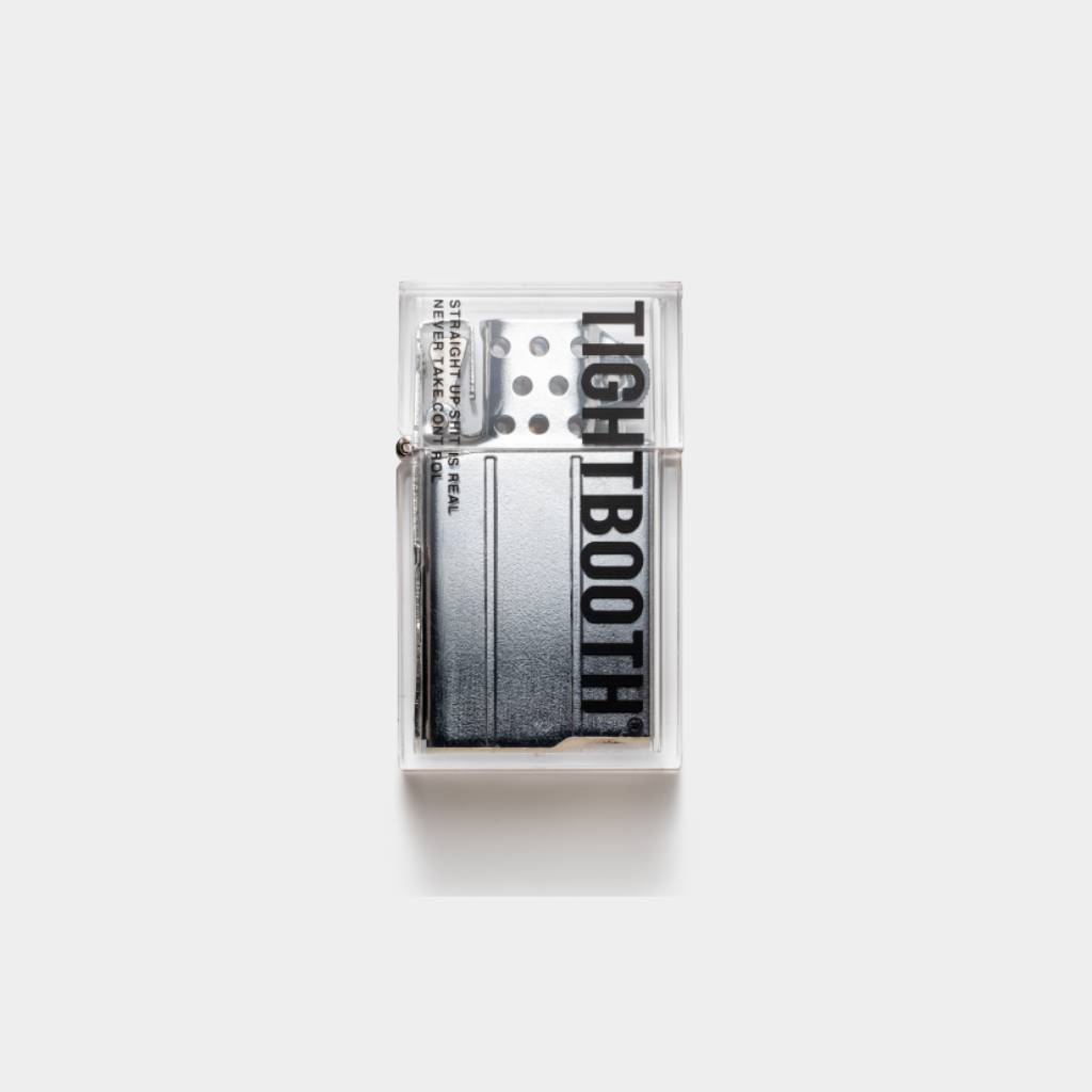 LABEL LOGO HARD EDGE LIGHTER #Clear [FW26-A20]