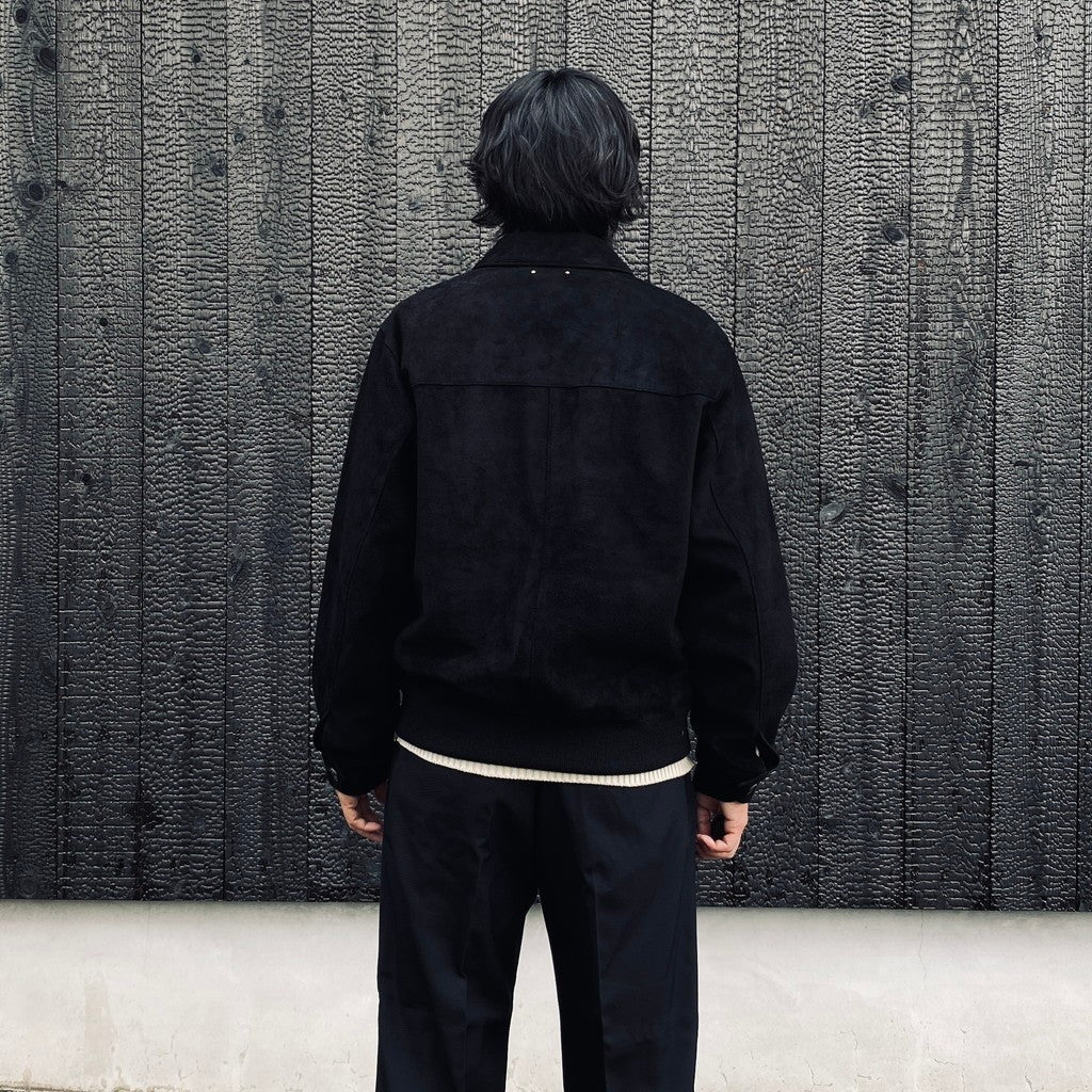 MINEDENIM | STIE lo | SUEDE LEATHER JACKET #BLACK [MDSL-WM-BL01]