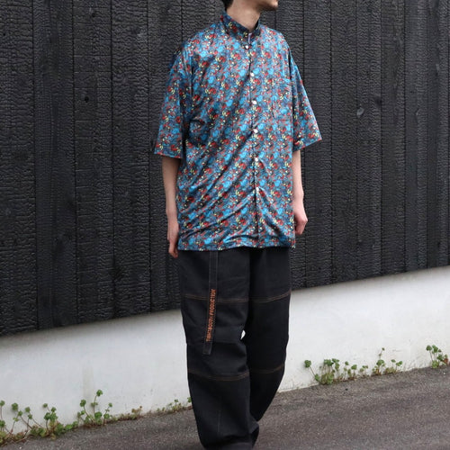 JULIEN OPEN S/S SHIRT #Turquoise [26SS-S02]