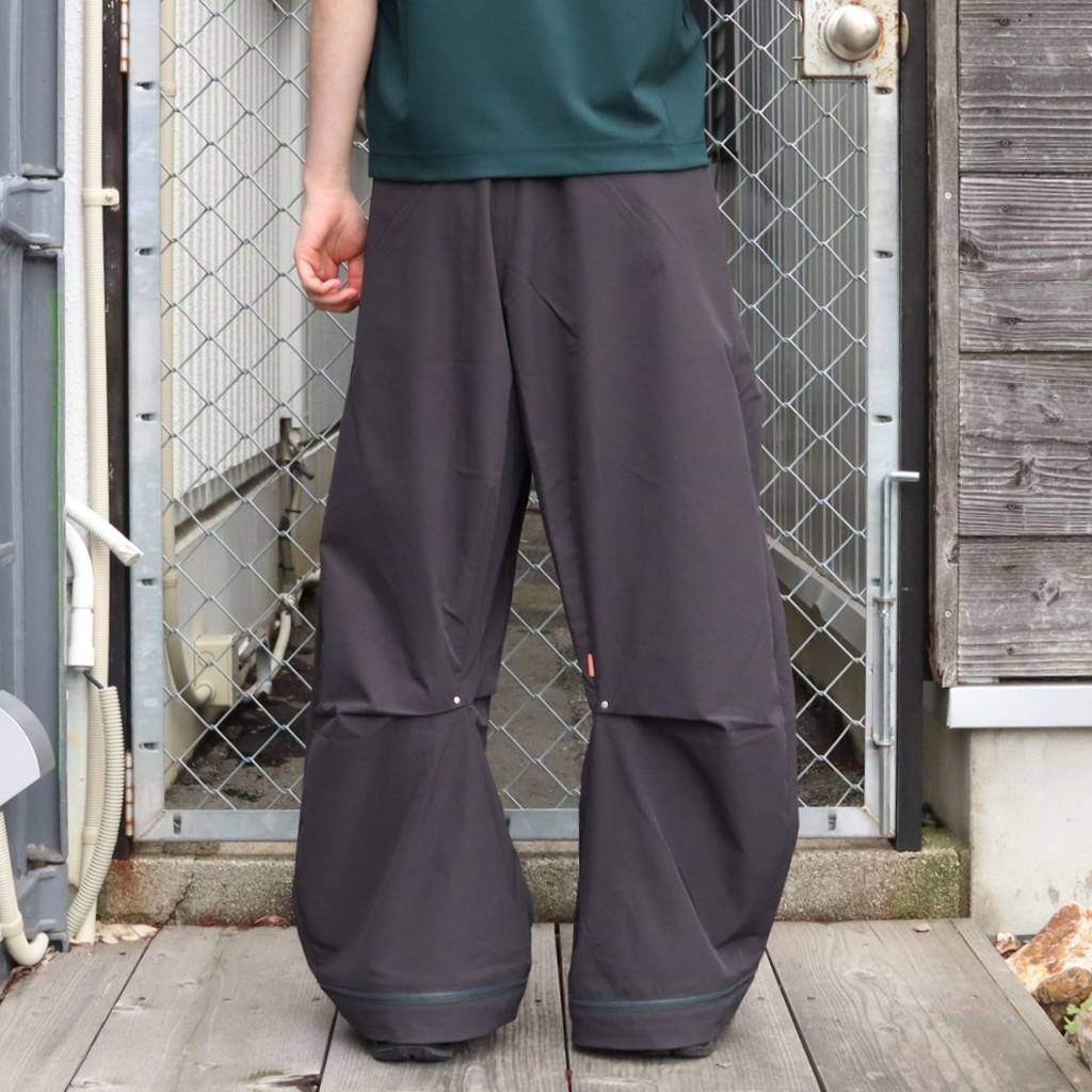 WX-P1 Zip-Extentsion Wide Trousers #D-Gray [GOOPI-26SS-MAY-01]