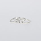 三重尖刺戒指 #銀色 [XOR096]