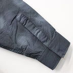 TASLAN NYLON CHECK SHIRT #BLACK [CCC-261W003]