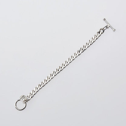 Basic Link Bracelet  -8mm- #SILVER [XOB008]