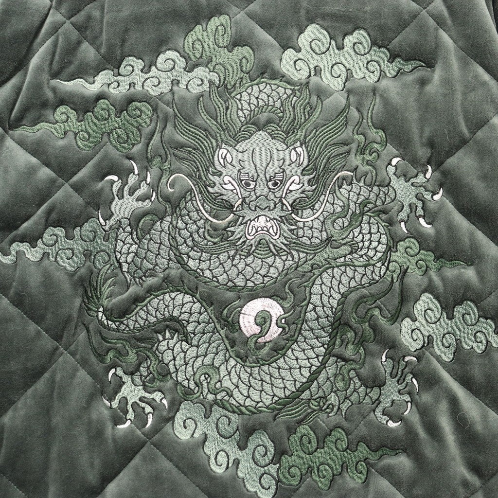 DELUXE | VELOUR SOUVENIR JKT #Gray [20TH-JK03]