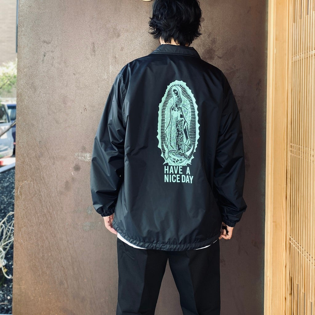 COACH JACKET ( TYPE-2 ) #BLACK/GREEN [26FWE-WMO-BL07]