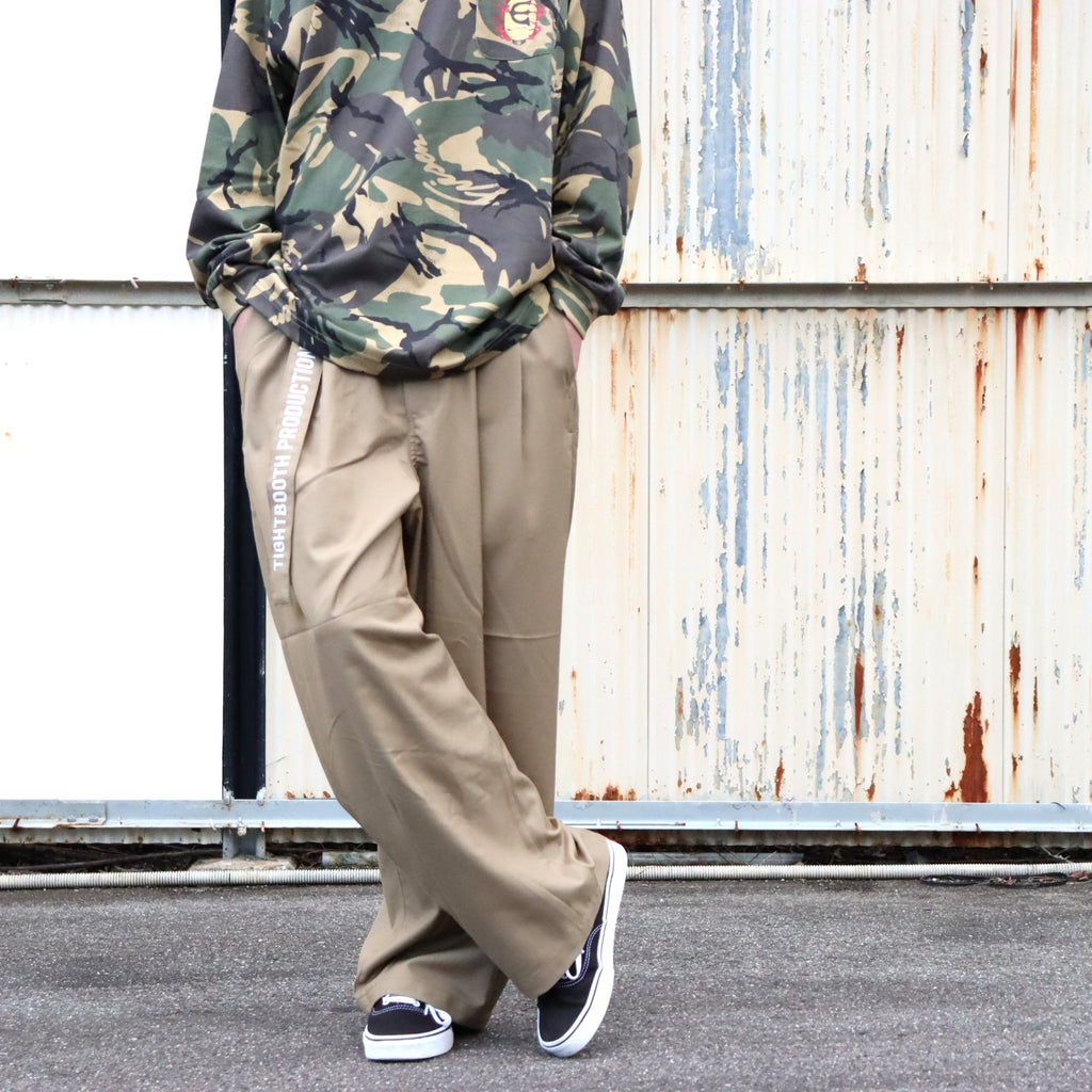 BAGGY SLACKS #Khaki [FW26-B11]