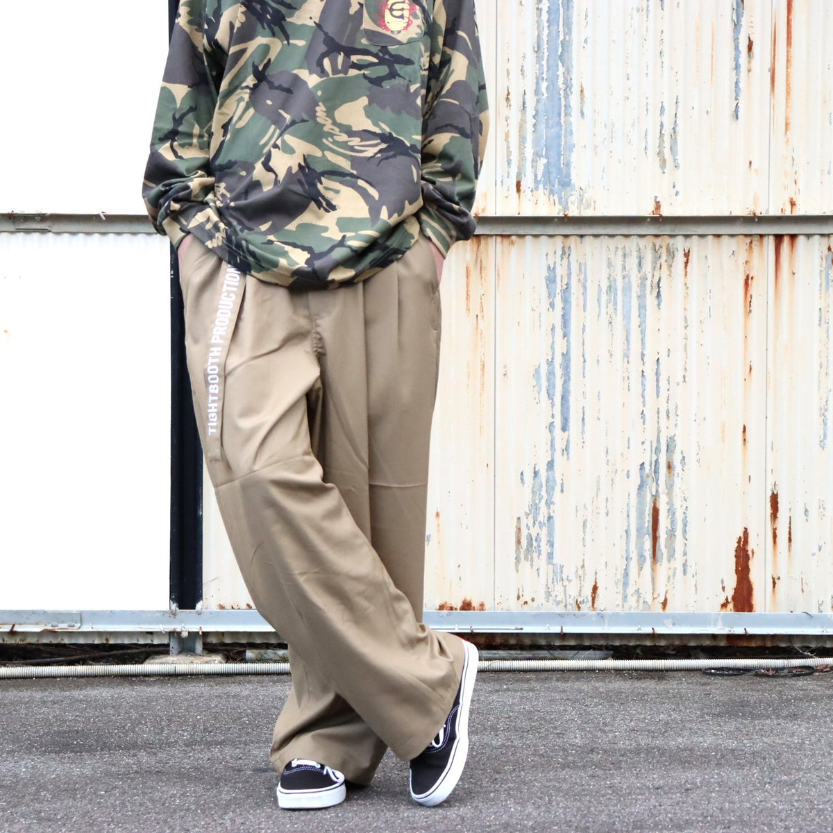 BAGGY SLACKS #Khaki [FW26-B11]