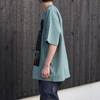 COTTON T-SHIRT_CITY LIGHTS #GREEN [CCC-261T003]