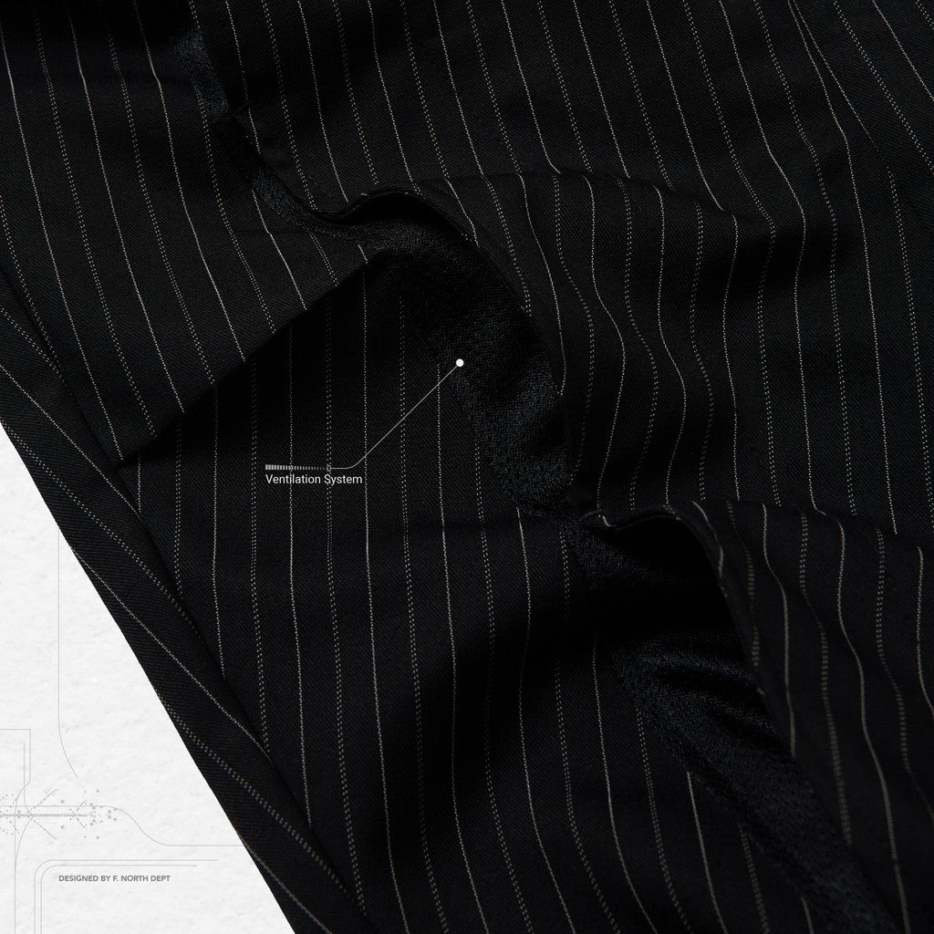 "TR-P01" SOFTBOX 條紋褲 #SHADOW [GOOPI-24SS-AUG-02]