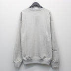 HEAVY WEIGHT CREW NECK SWEAT SHIRT #GRAY [25FW-WMC-SS05]
