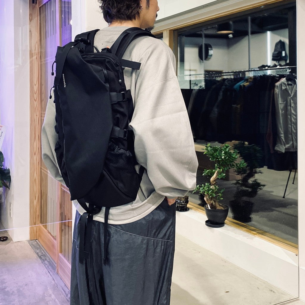 meanswhile | 「GW-1U」 CORDURA NYLON 「OUTSIDE」 Backpack #Black