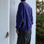 純色寬鬆圓領衫 #紫色 [CES28CS12]