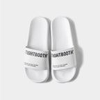 LABEL LOGO SLIDE SANDAL #WHITE [SS24-A20]