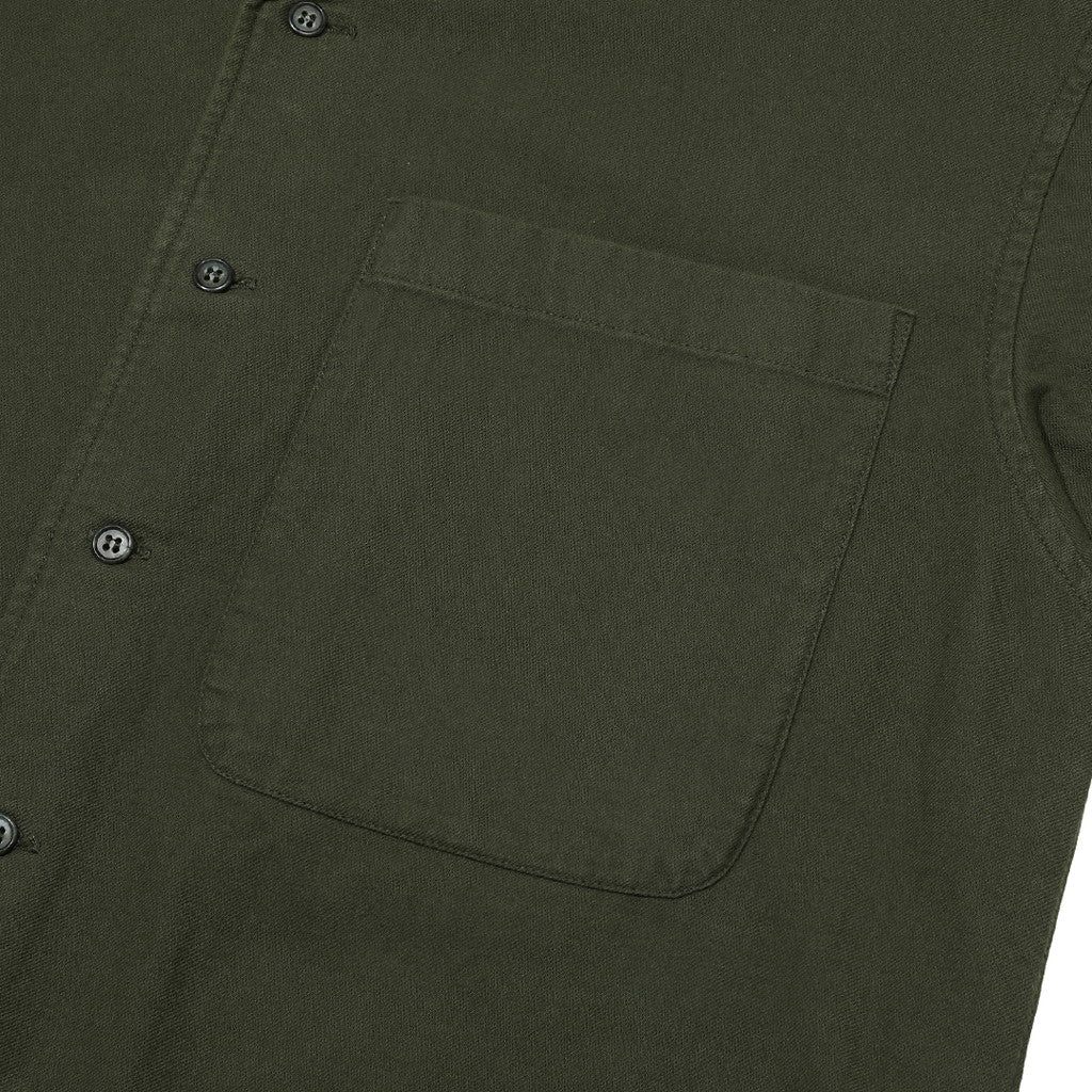 COTTON LPOC OPEN SHIRT #GREEN [CES24SH07]
