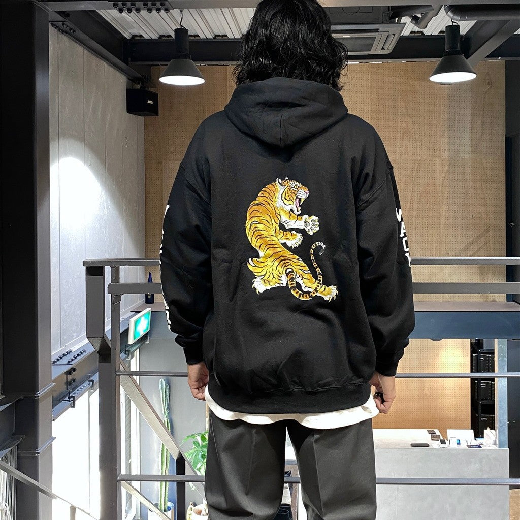 TIM LEHI | PULLOVER HOODED SWEAT SHIRT #BLACK [24FW-WMC-SS17]