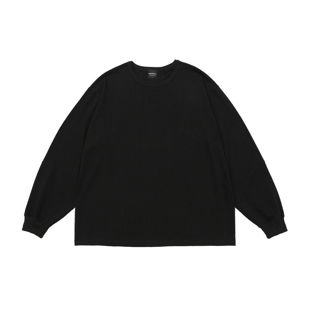 BIO WASHED EASY LONG SLEEVE #BLACK [HOD25AWTS]