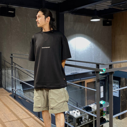 "DE-05" Oversized Logo Tee #SHADOW [GOOPI-24SS-AUG-03]