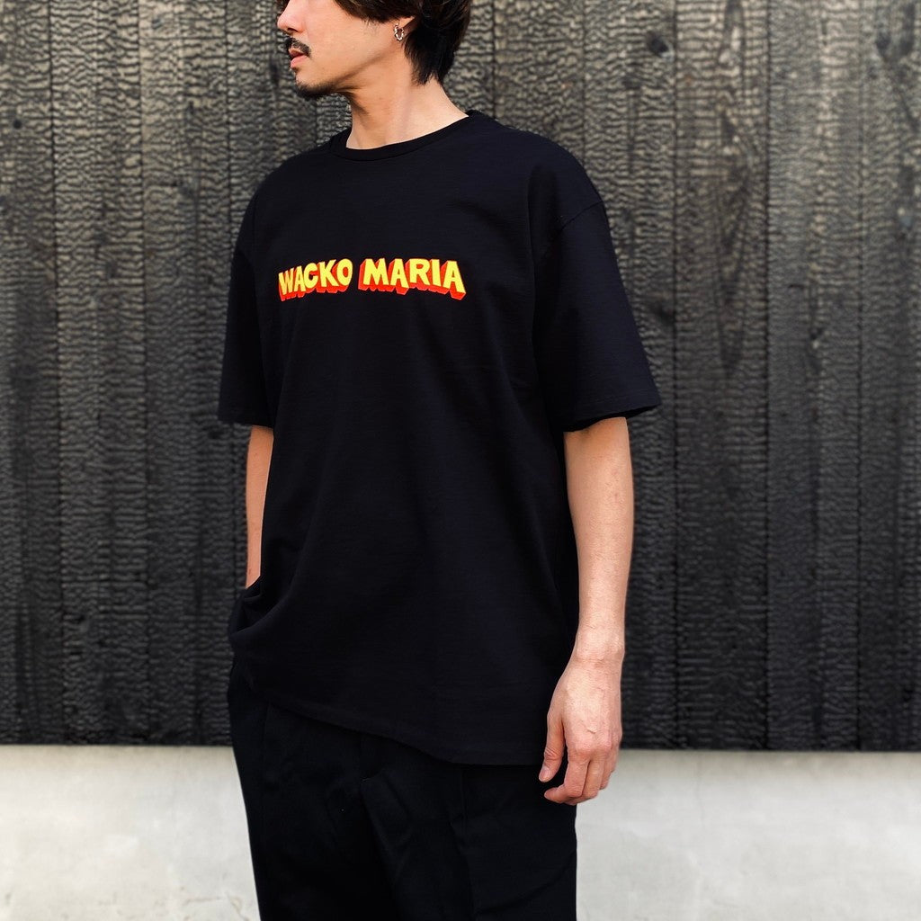WASHED HEAVY WEIGHT CREW NECK T-SHIRT ( TYPE-4 ) #BLACK [26SS-WMT-WT05]