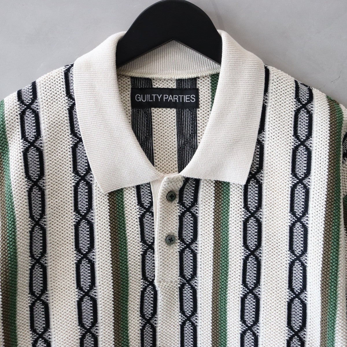 針織 POLO 衫 -2 型- #BEIGE [24SS-WMK-KN20]