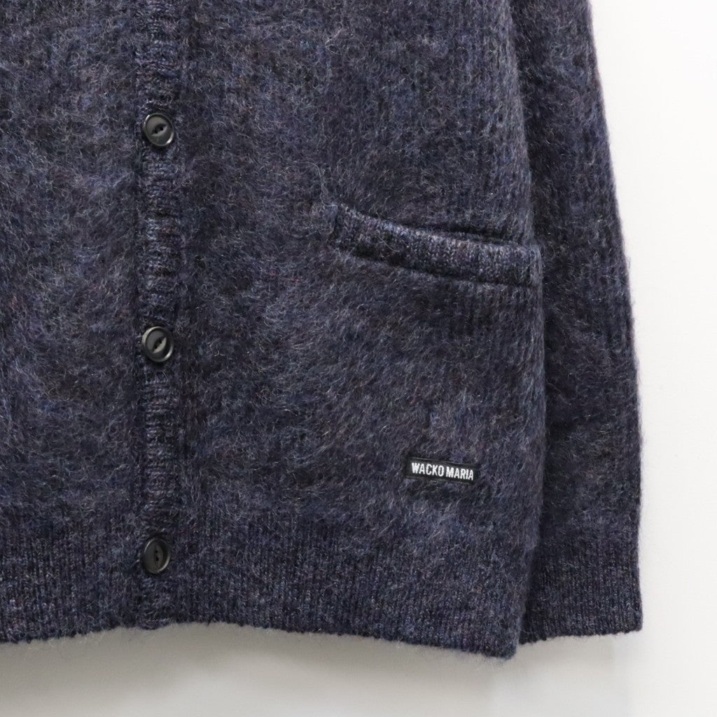 MIX MOHAIR CARDIGAN #PURPLE [26FW-WMK-KN04]