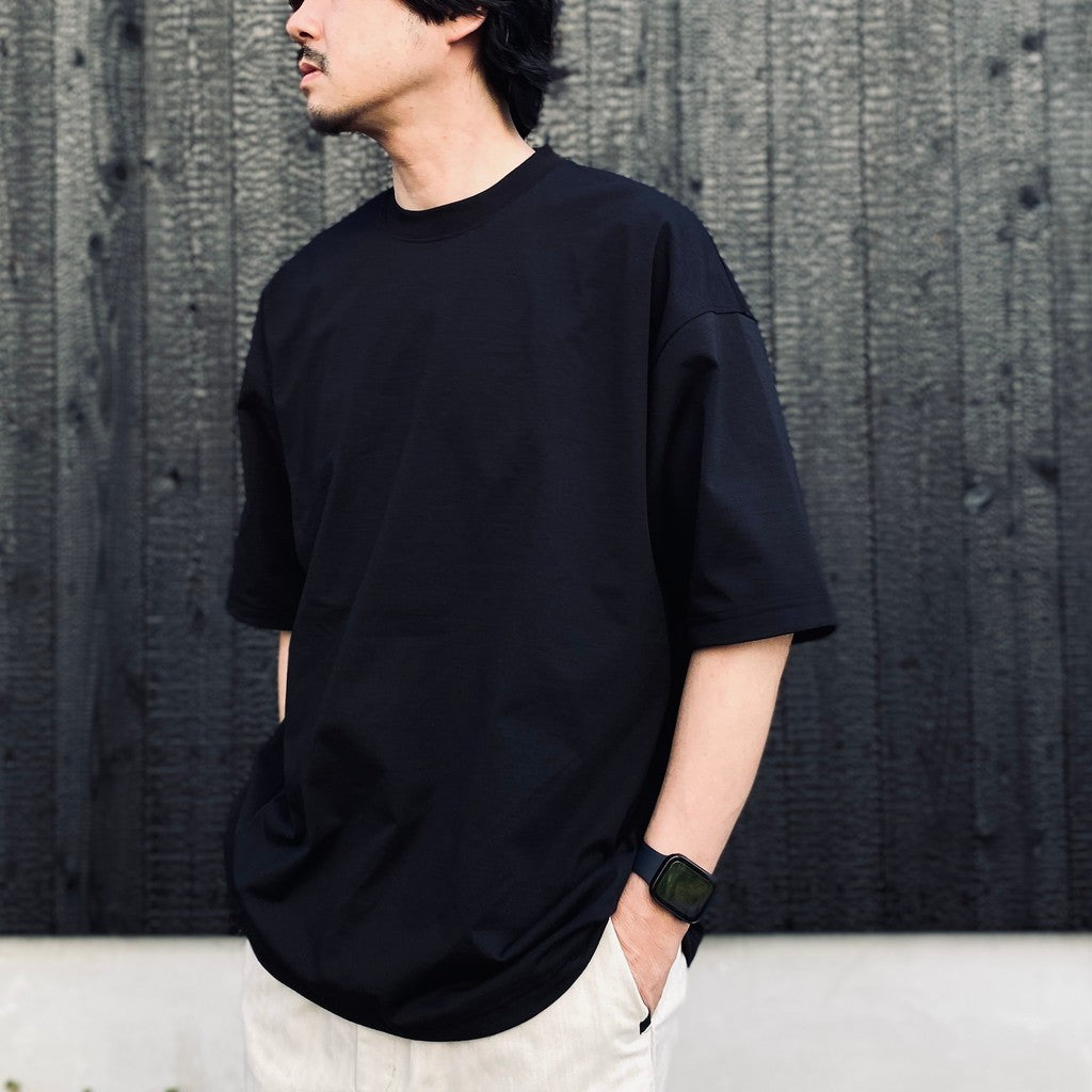 TECH DRAWSTRING S/S TEE #BLACK [BE-35026]