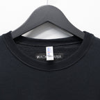 TIM LEHI | CREW NECK SWEAT SHIRT ( TYPE-2 ) #BLACK [25FW-WMC-SS12]