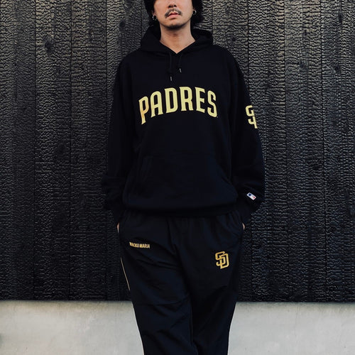 MLB | SD | HEAVY WEIGHT PULLOVER HOODED SWEAT SHIRT ( TYPE-3 ) #BLACK [MLB-WM-SS03]