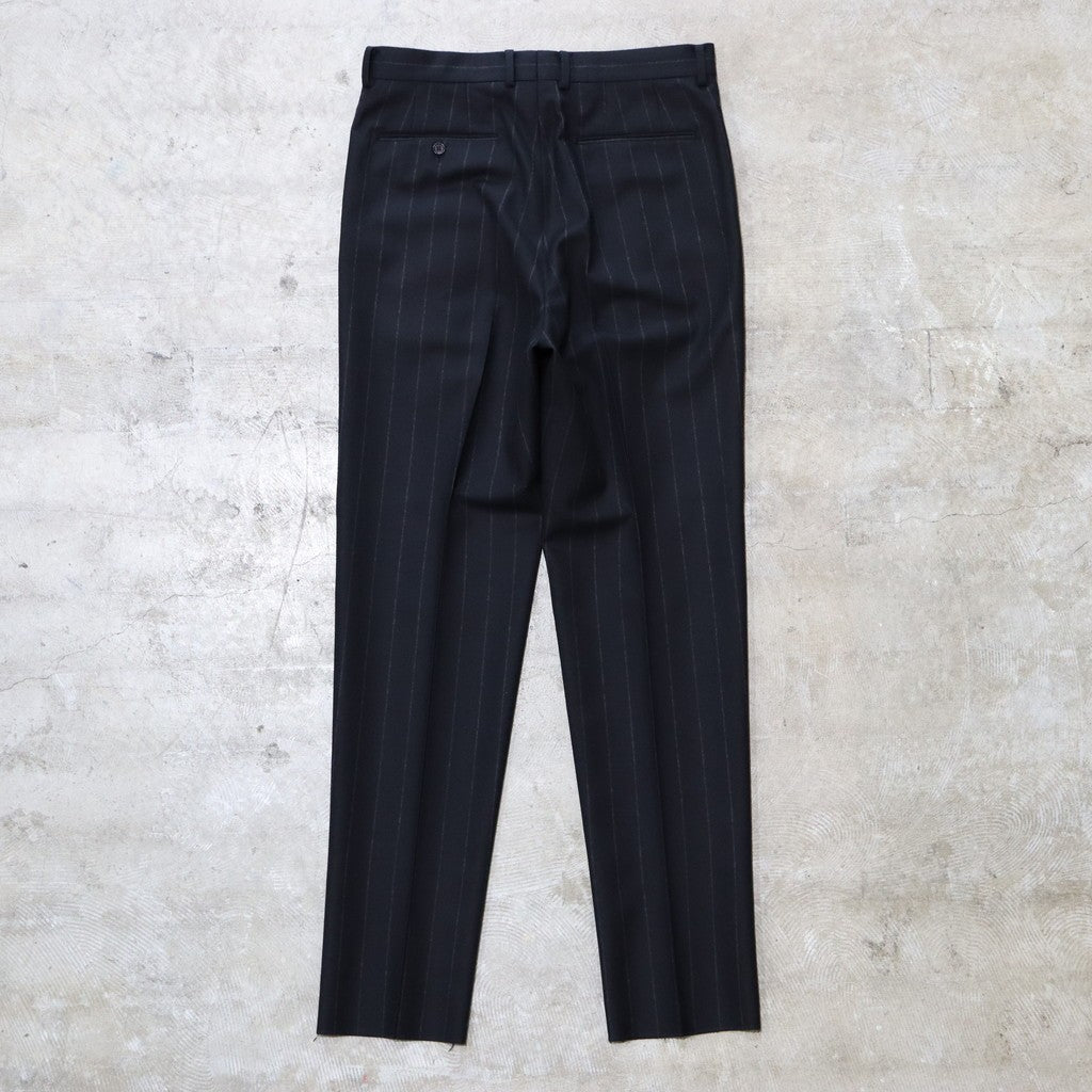 SINGLE BREASTED JACKET ( TYPE-8 ) &amp; TROUSERS #BLACK/GRAY STRIPE [24FW-WMO-SU08 / 24FW-WMP-TR23]