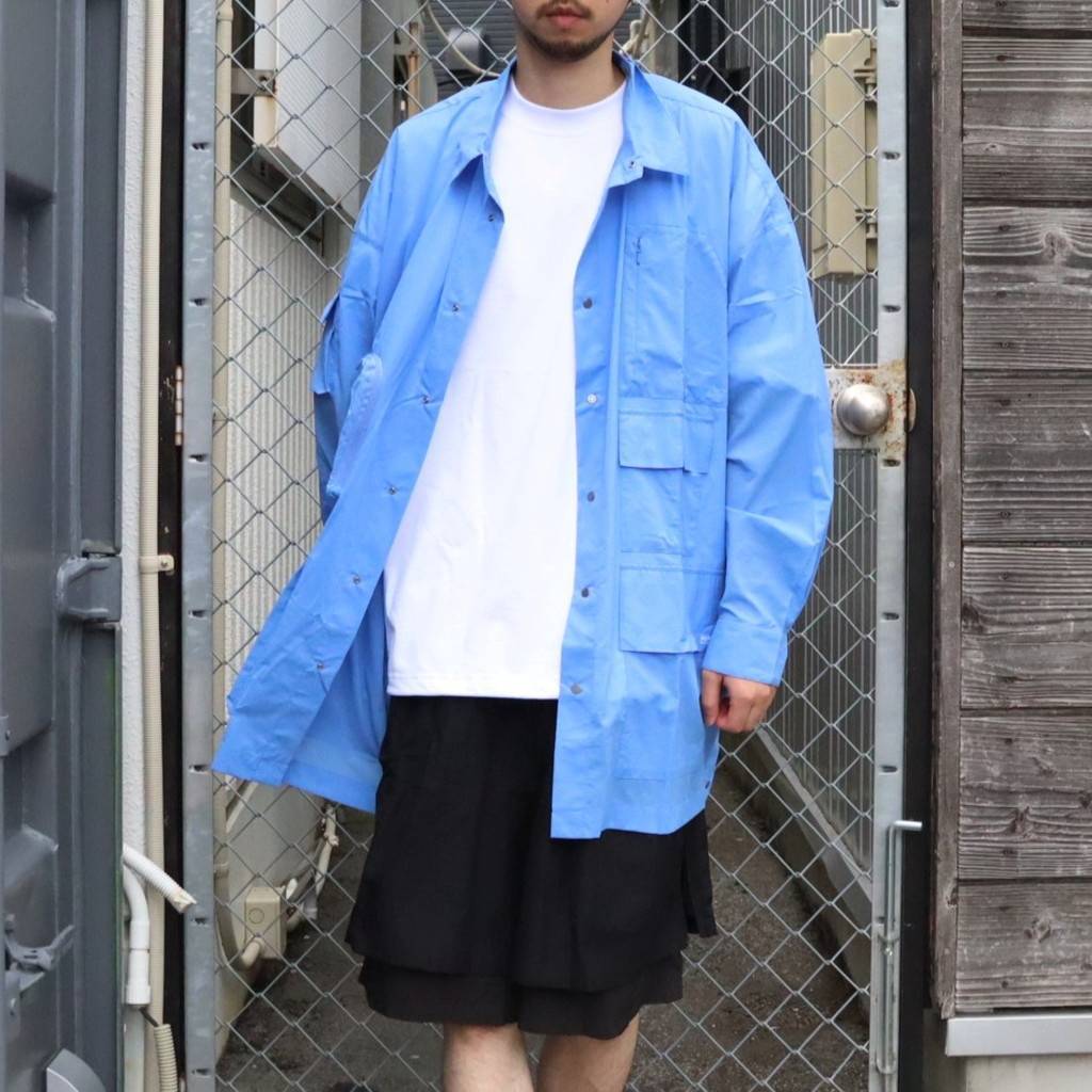 PERTEX UTILITY LONGLINE SHIRT #BLUE [FPA02261U0004]