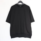 科技風短袖衛衣 #黑色 [BE-51025]