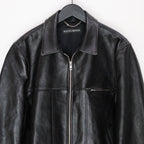 LEATHER JACKET #BLACK [25SS-WMO-BL01]