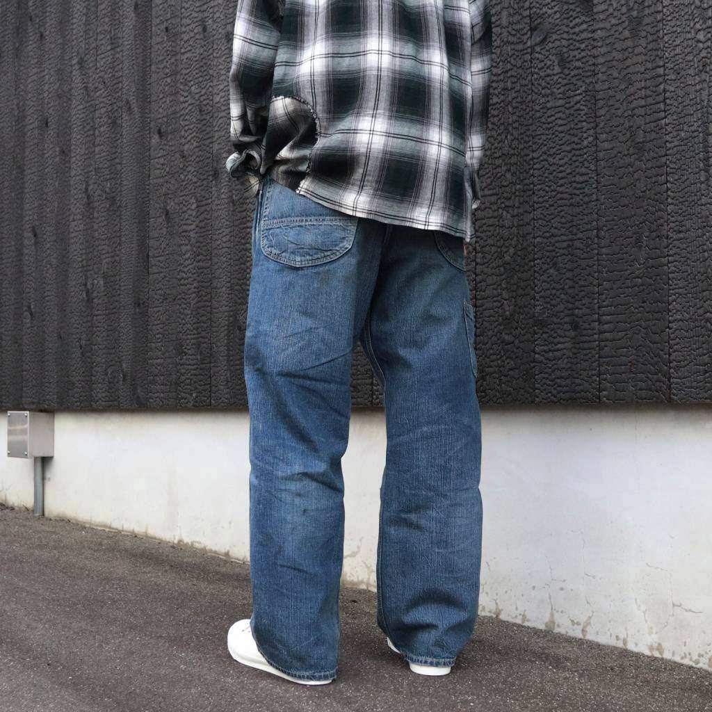 HERITAGE DENIM PAINTER PANTS AGED #INDIGO [BW261-HDPP]