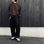 P1-T Black Pants-Tapered #Black [GOOPI-26SS-JUL-03]