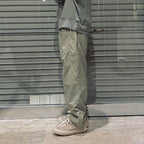 SWITCHING NYLON TRACK PANTS #OD [CCC-243P001]