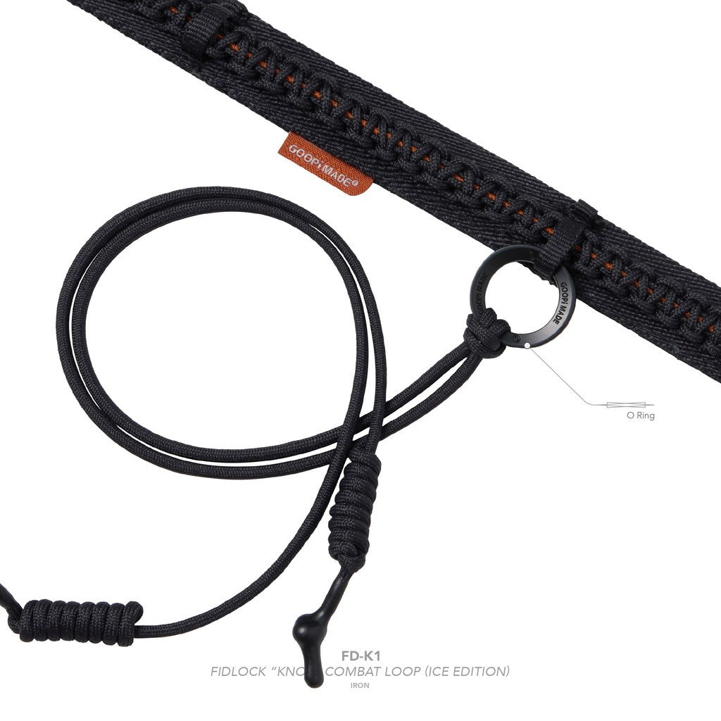 "FD-K1" FIDLOCK "Knot" 戰鬥環（冰雪版）#IRON [GOOPI-25SS-JUL-01]