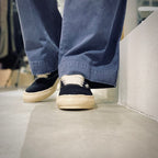 KIEFER / PAST Sole Canvas Low-Top Sneakers #BLACK [S14FW703]