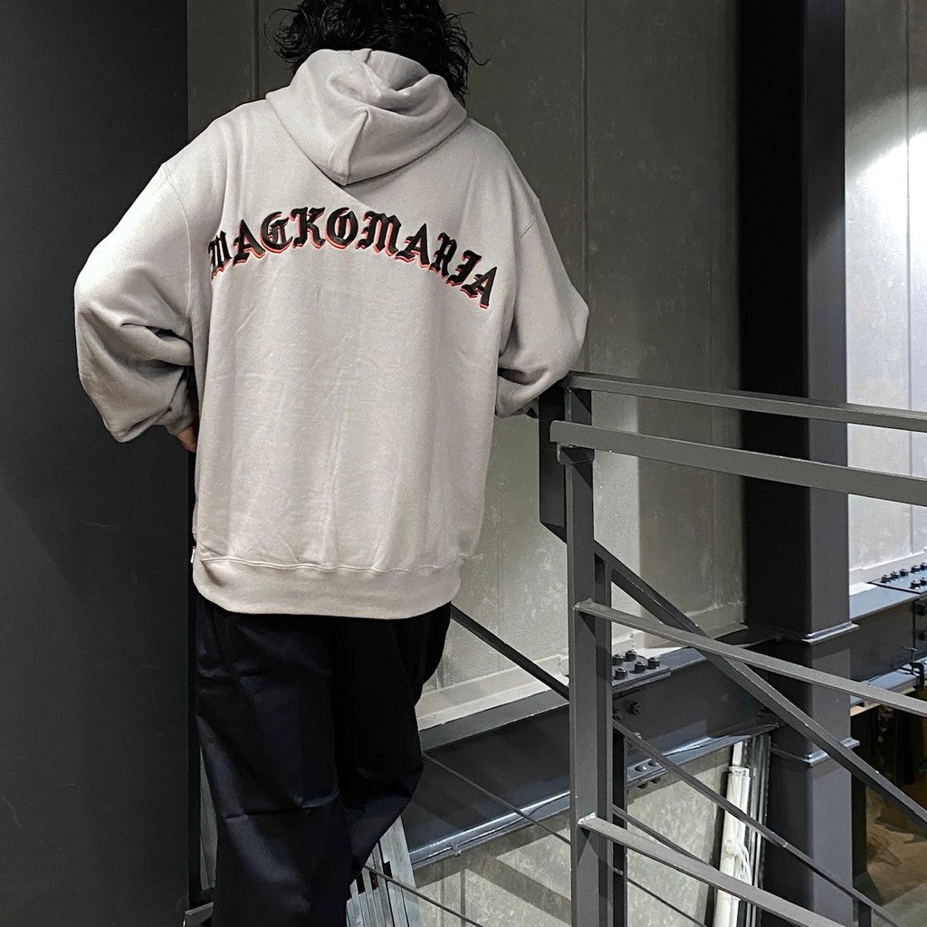MIDDLE WEIGHT PULLOVER HOODED SWEAT SHIRT ( TYPE-2 ) #GRAY [24FW-WMC-SS06]
