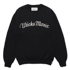 中等厚度圓領衛衣（1 型）#黑色 [25FW-WMC-SS08]