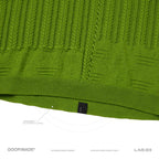 "8SE-03K" 蒙太奇拼接針織毛衣 #NEON [GOOPI-24AW-DEC-05]