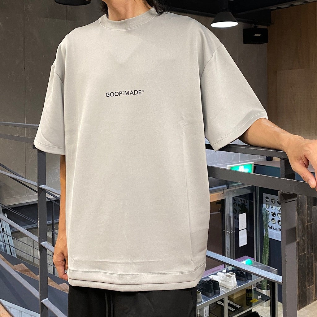 「DE-05」超大Logo T卹 #灰色 [GOOPI-24SS-AUG-03]