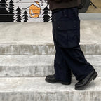 高科技降落傘褲 #黑色 [BP-55024]