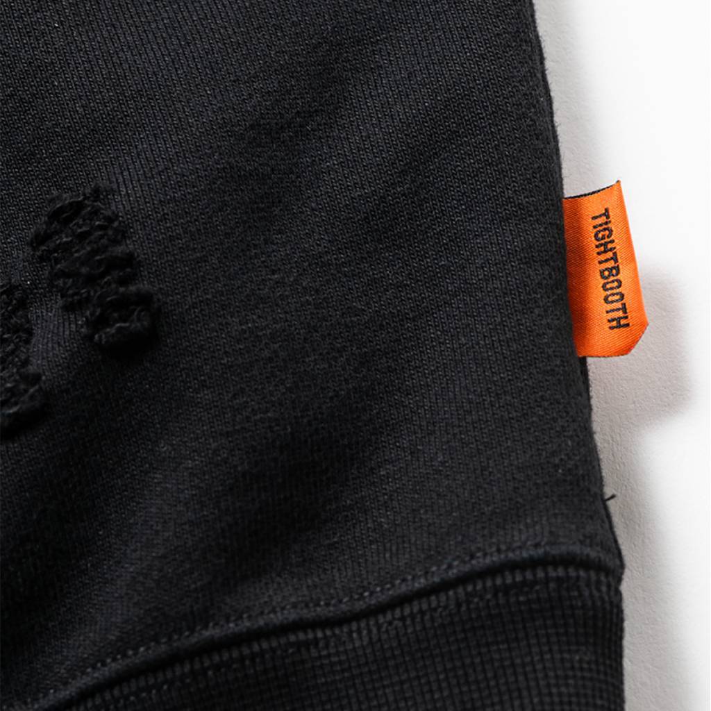 DELUXE | DAMAGE CREW SWEAT #Black [20TH-SW02]