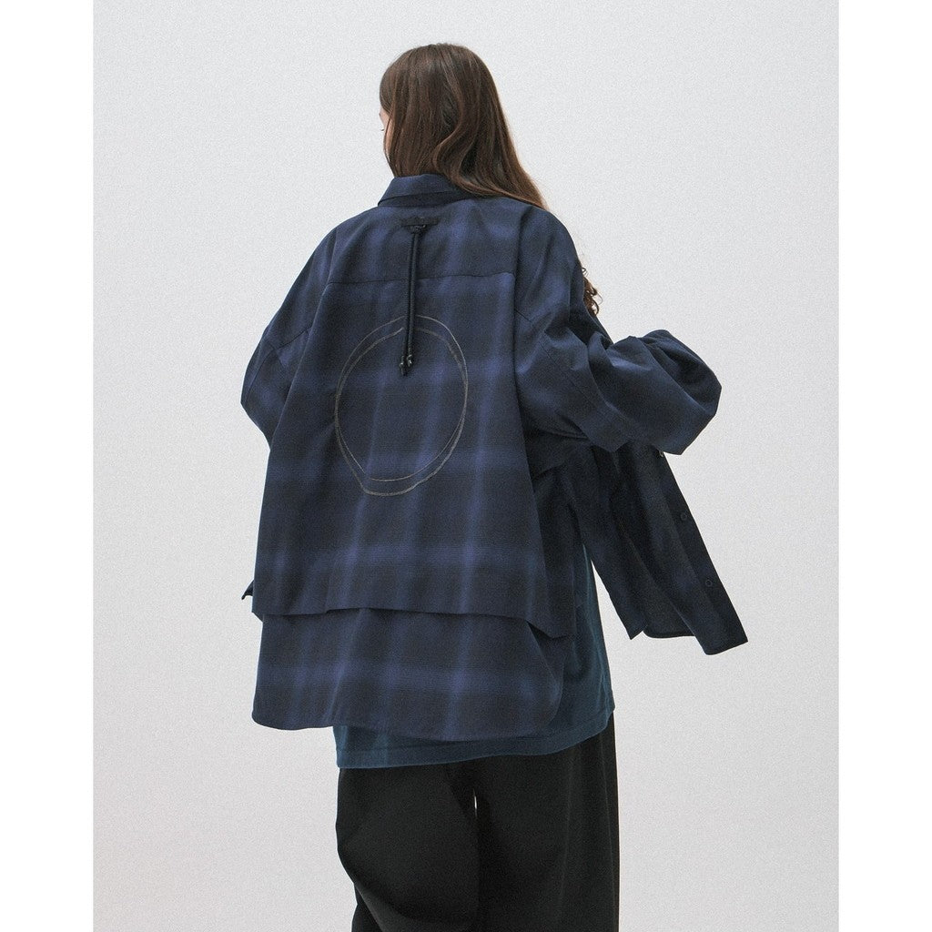 「GSR-01」 2-Layer Oversized Shirt (Light) #BATHYAL [GOOPI-24AW-SEP-01]