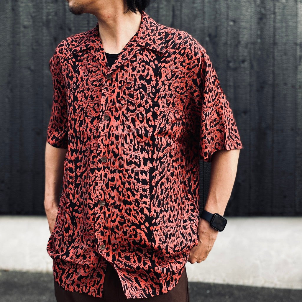 HAWAIIAN SHIRT S/S ( TYPE-3 ) #RED [26SS-WMS-HI05]